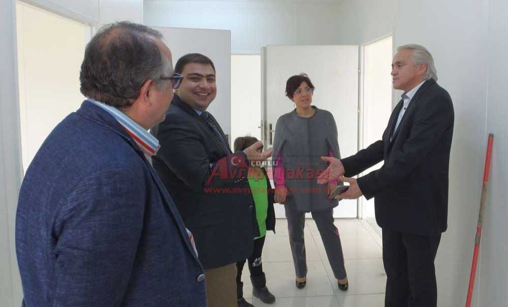 Kaymakam Kızıltoprak Ana Okulu İnşaatını İnceledi