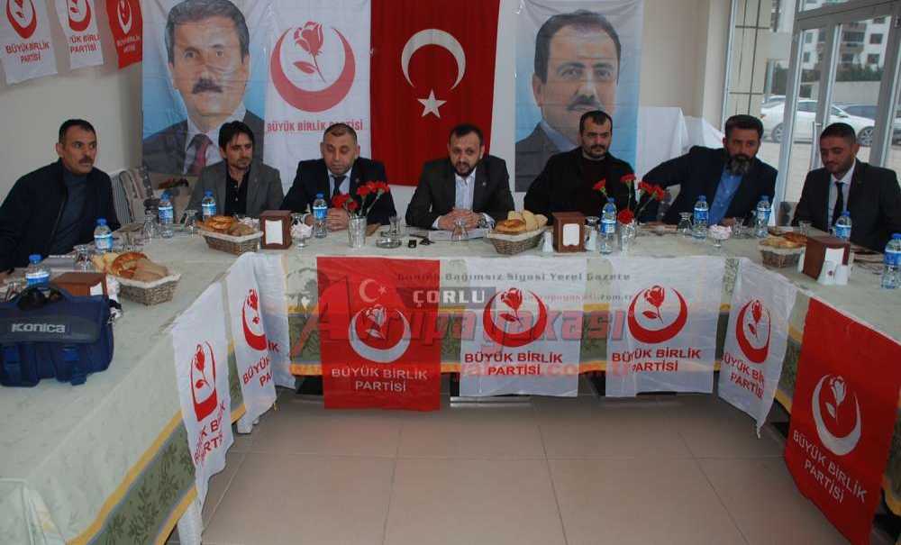 Bbp Çorlu İlçe Teşkilatı`nda Görev Değişimi