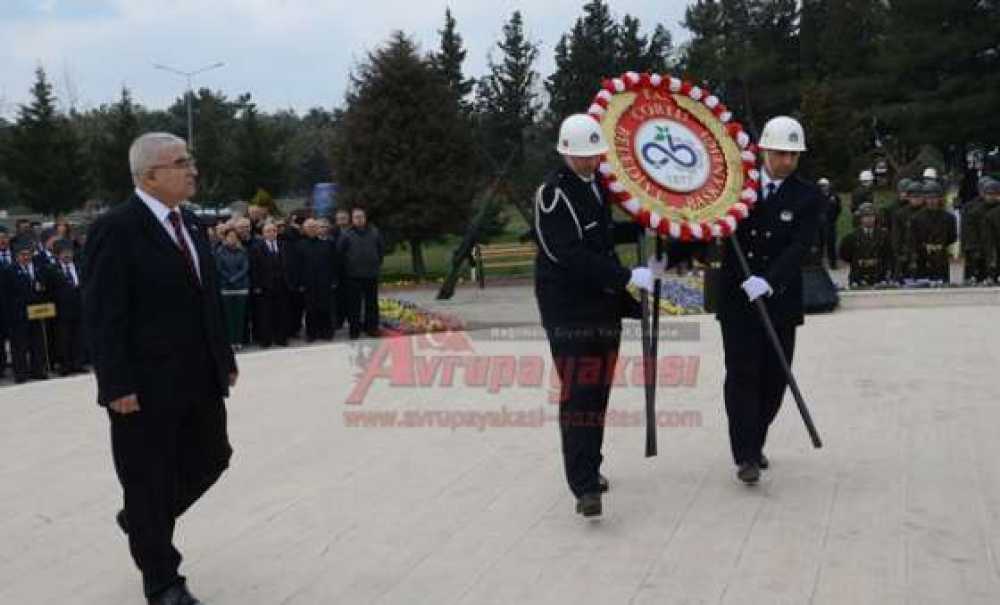 Çorlu Şehitliği'nde Duygu Yüklü Tören