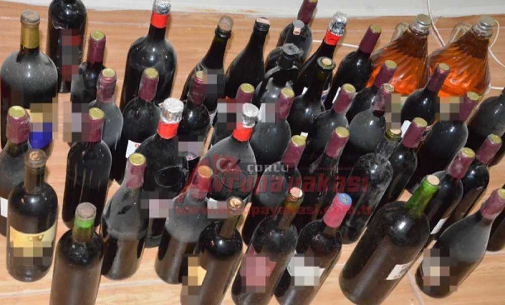 Çorlu Kom Ekipleri Kaçak İçki Ve Kaçak Puro Ele Geçirdi