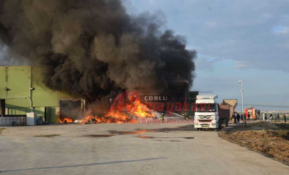 Katı Atık Bertaraf Tesisinde Yangın