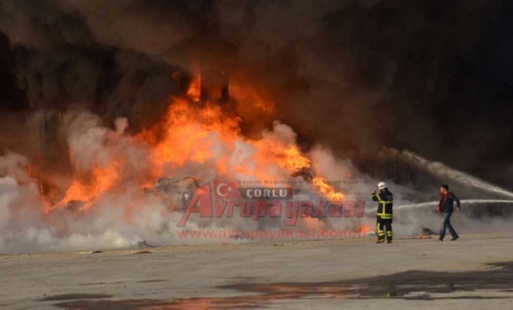 Katı Atık Bertaraf Tesisinde Yangın