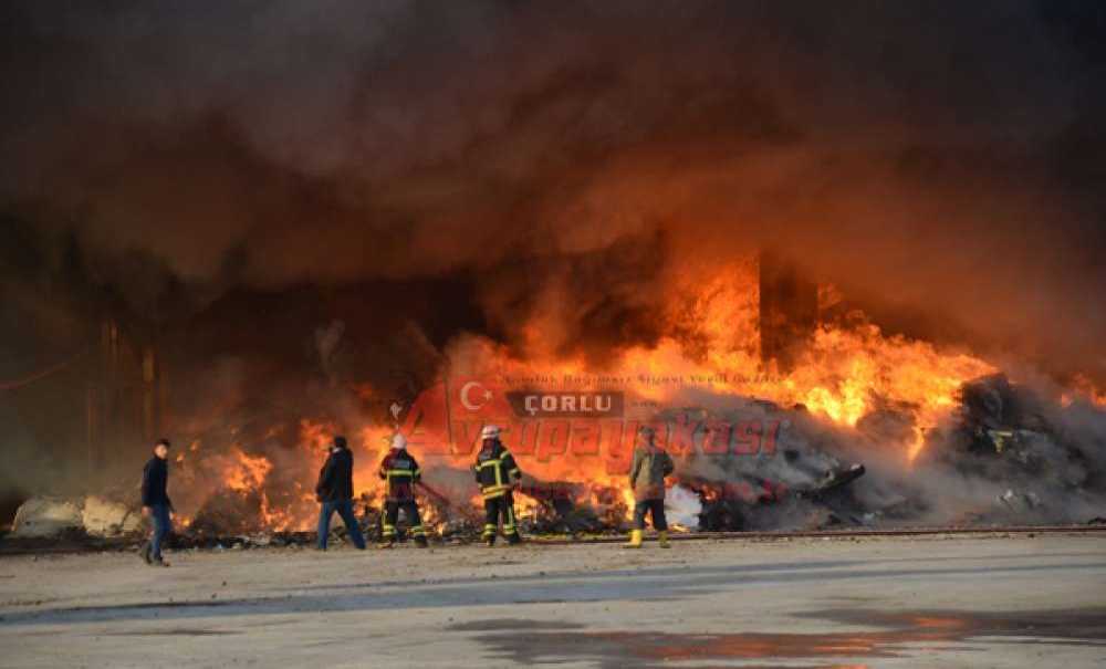 Katı Atık Bertaraf Tesisinde Yangın