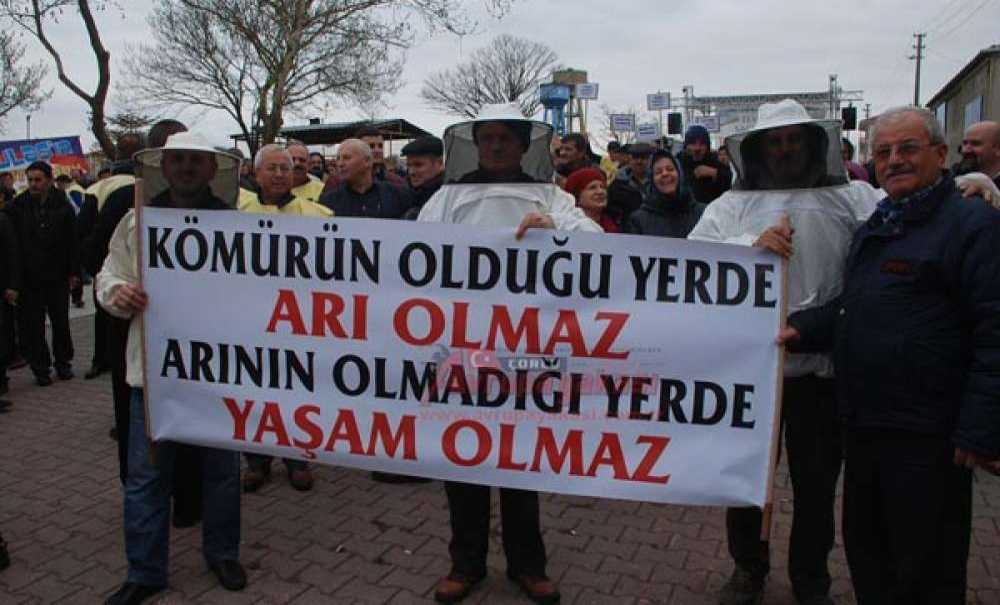 Ergeneliler Termik Santrale Karşı Yürüdü