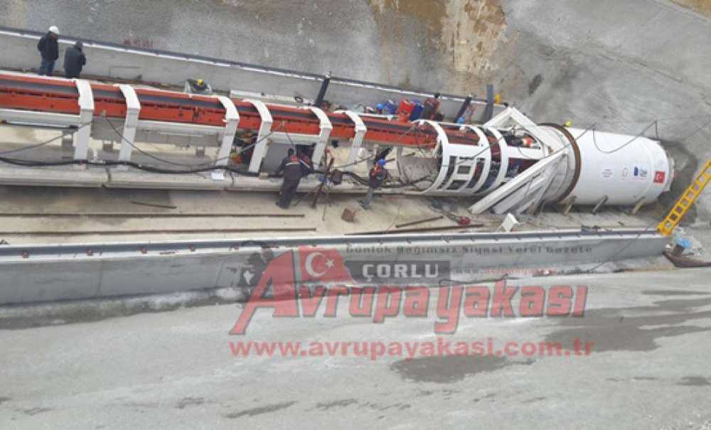 Vakıflar`da Tünel Çalışması Başladı