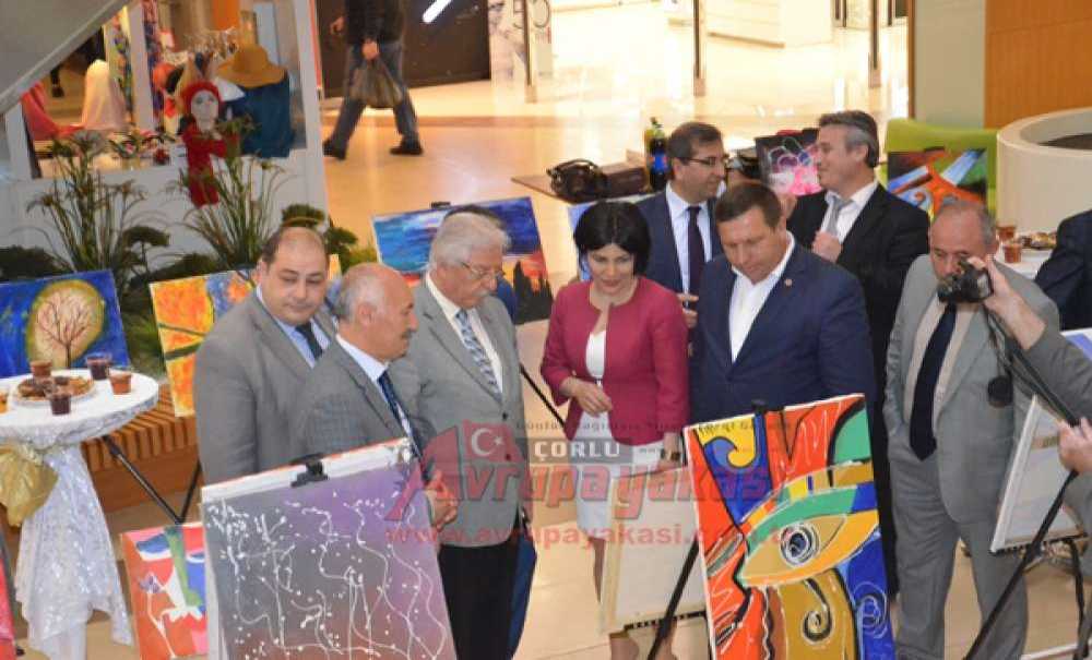 Şahinler Ortaokulu'ndan Yağlı Boya Resim Sergisi