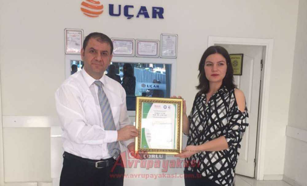 Çorlu Uçar Turizm Kalitesini Belgeledi