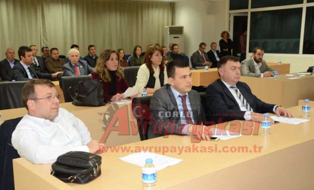 Çorlu Belediyesi`nin Nisan Meclisi Toplandı