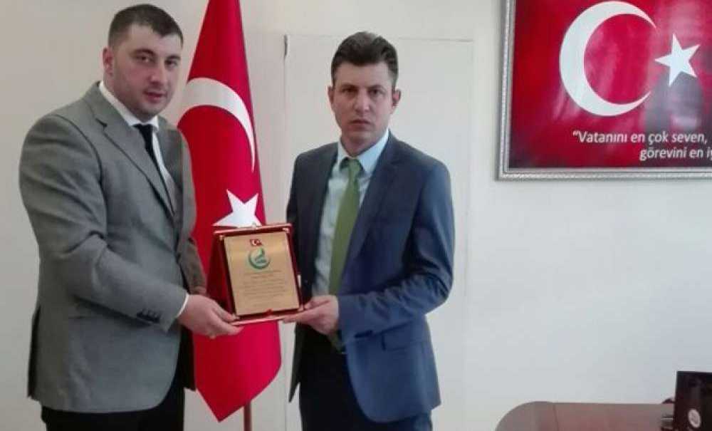 Ülkü Ocakları Başkanı Zıvalıoğlu'ndan Müdür Efe'ye Ziyaret