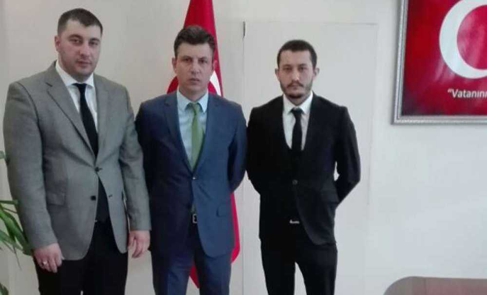 Ülkü Ocakları Başkanı Zıvalıoğlu'ndan Müdür Efe'ye Ziyaret