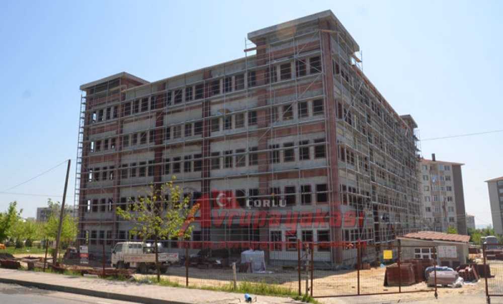Çorlu Hükümet Konağı'nın Kaba İnşaatı Tamamlandı