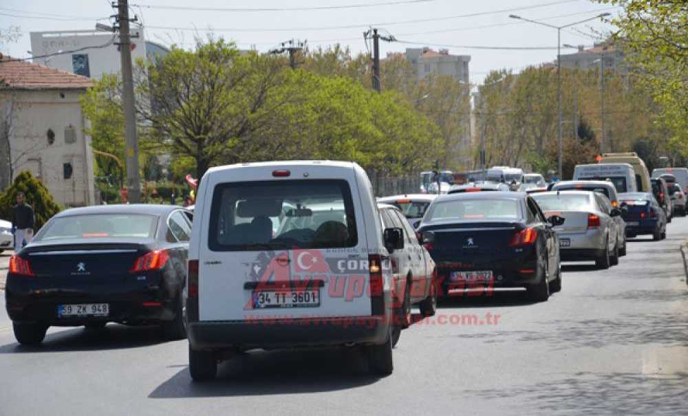 Çorlu`da Trafik Artık Trajik