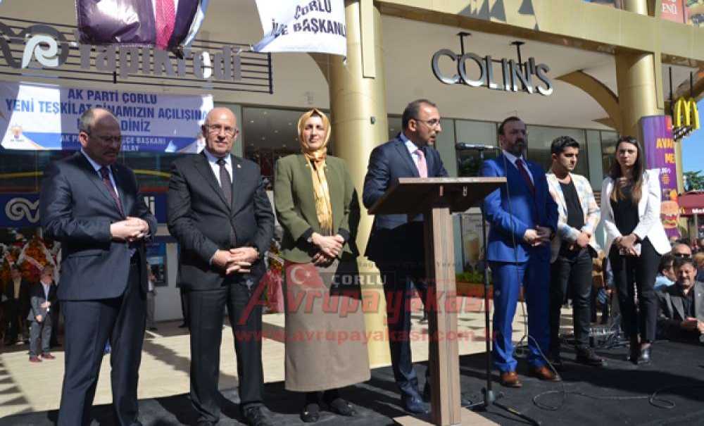 Ak Parti Çorlu İlçe Teşkilatı Yeni Yerinde