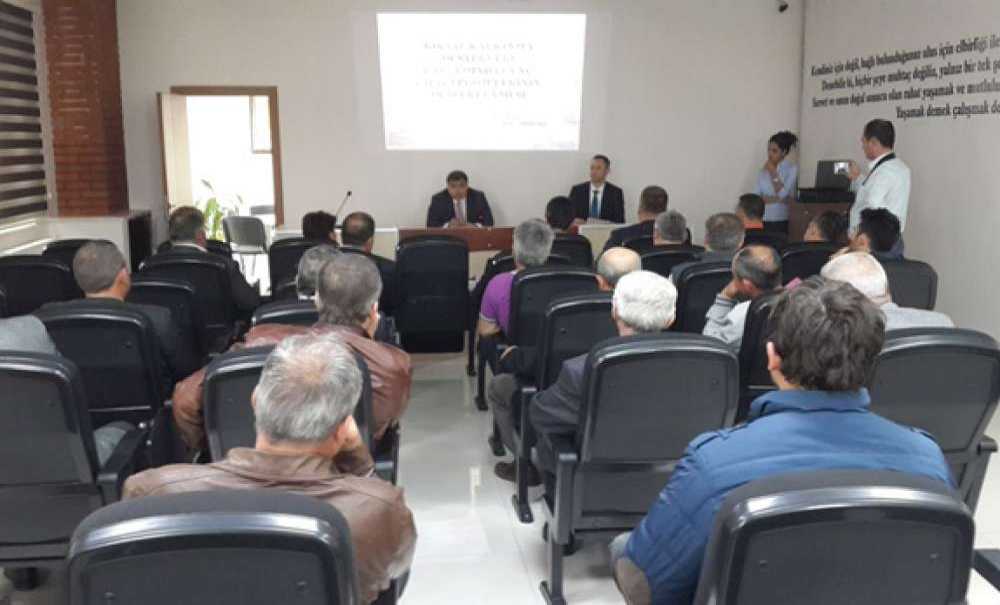 Ergene`de Çiftçilere Destekleme Bilgilendirmesi Yapıldı