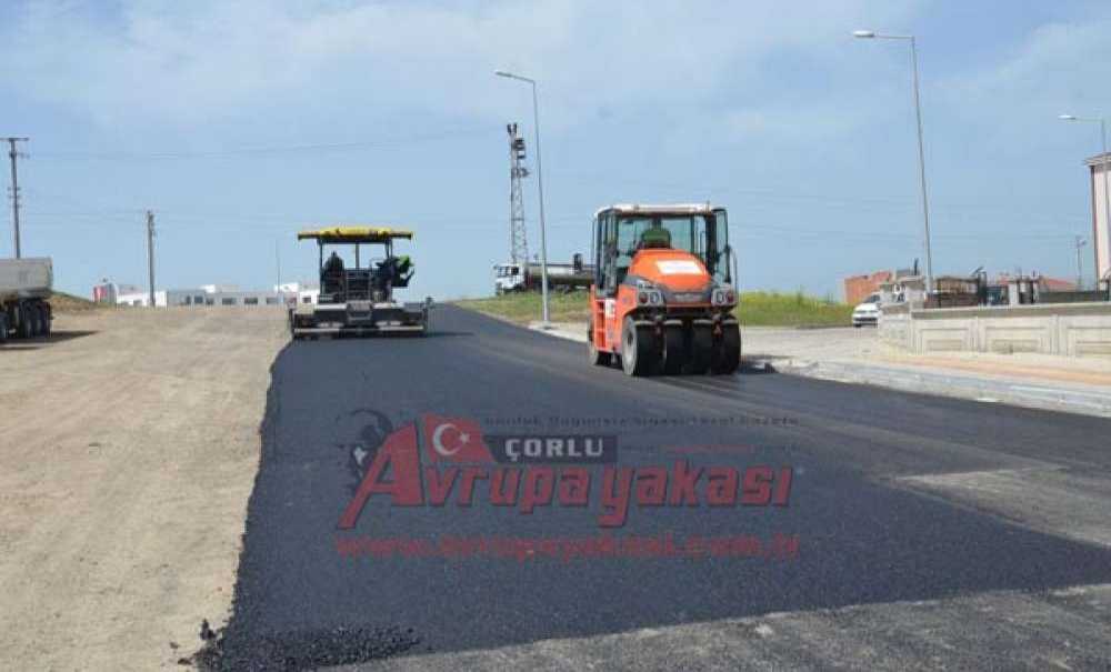 Tekirdağ Büyükşehir Belediyesi'nden Çorlu'ya Asfalt