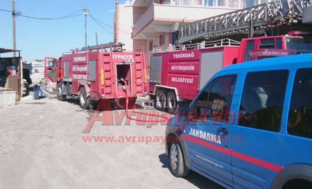 Pamuk Atölyesinde Yangın