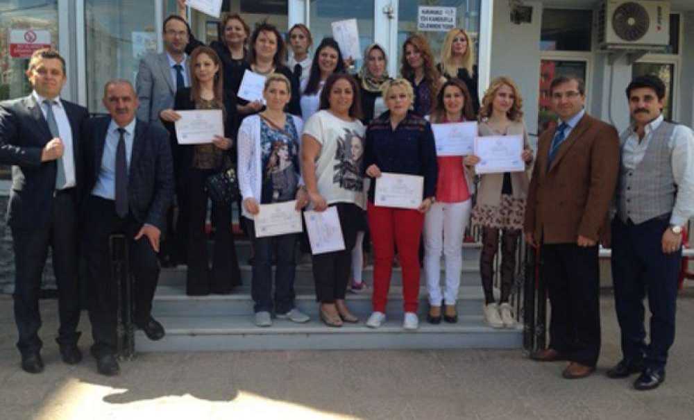 Çorlu Halk Eğitimi Merkezi'nde Açılan Kuaförlük Kursu Tamamlandı