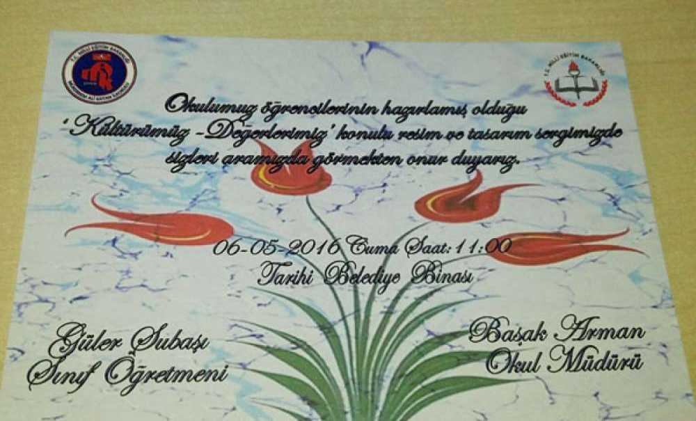 Mükerrem Ali Kayan İlkokulu Öğrencileri Sergi Açacak