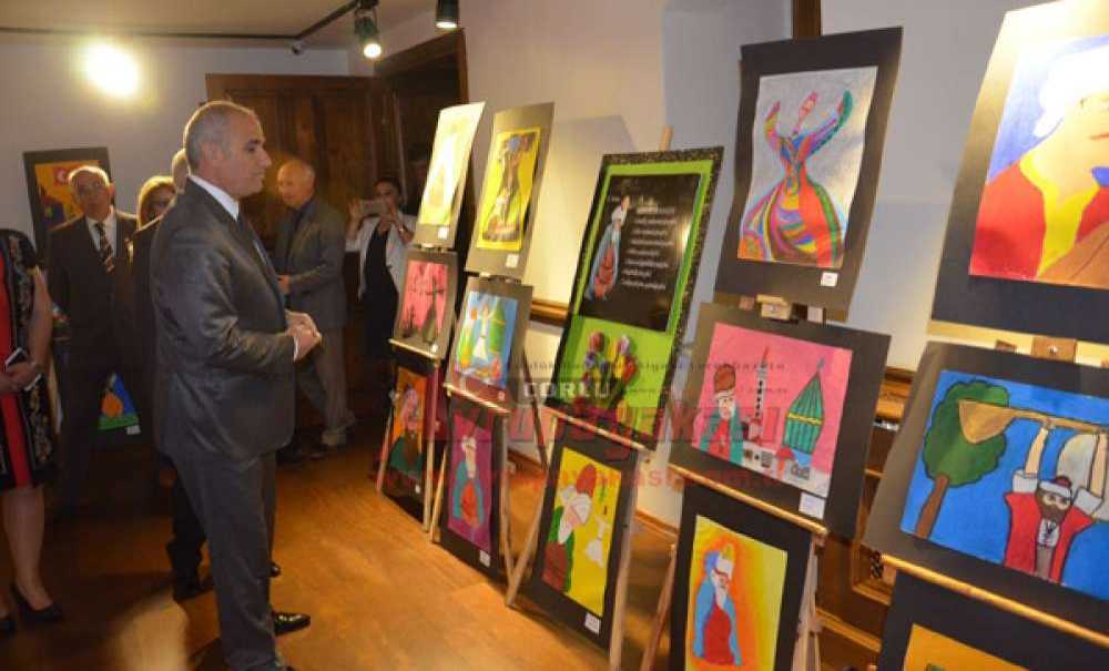 Mükerrem Ali Kayan İlkokulu Öğrencilerinden Resim Ve Tasarım Sergisi