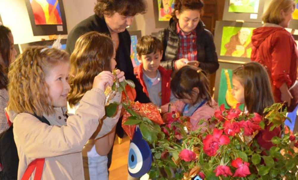 Mükerrem Ali Kayan İlkokulu Öğrencilerinden Resim Ve Tasarım Sergisi