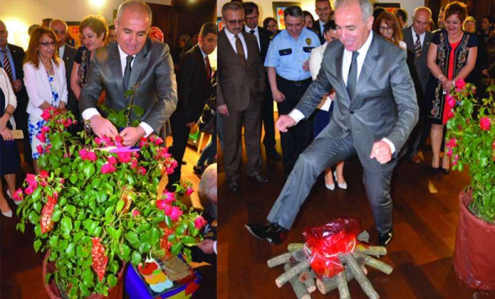 Mükerrem Ali Kayan İlkokulu Öğrencilerinden Resim Ve Tasarım Sergisi