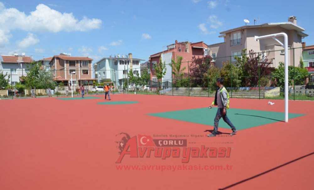 Çorlu Belediyesi'nden Basketbol Sahası