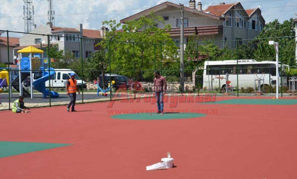 Çorlu Belediyesi'nden Basketbol Sahası