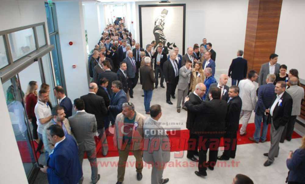Çorlu Tso`nun Yeni Binası Törenle Açıldı