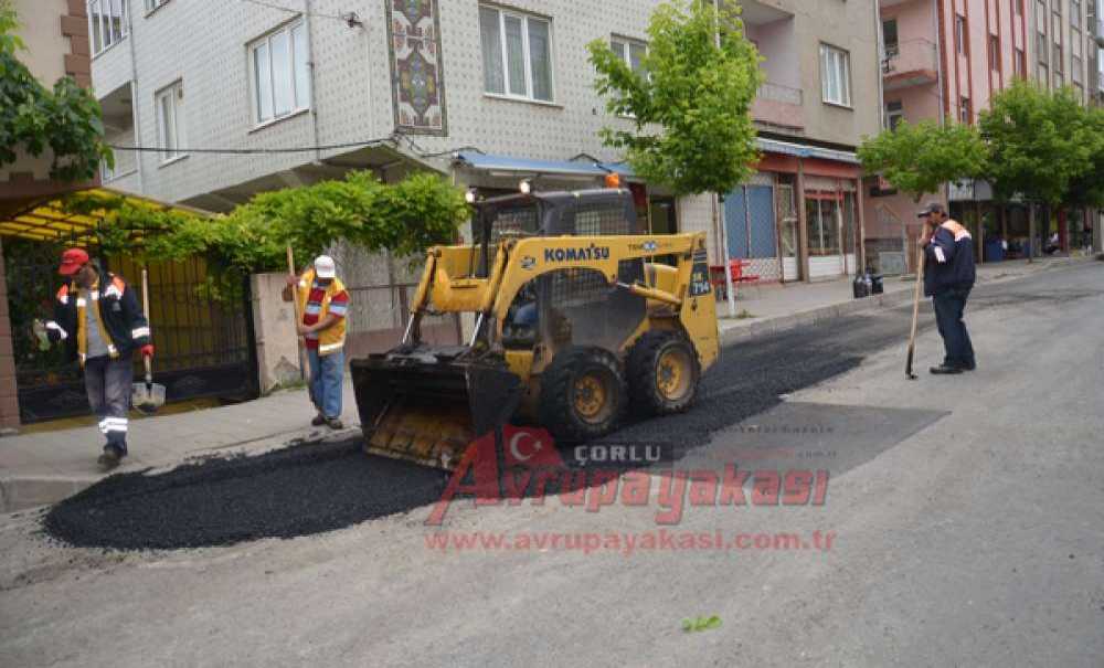 Çorlu Belediyesi Asfaltlıyor