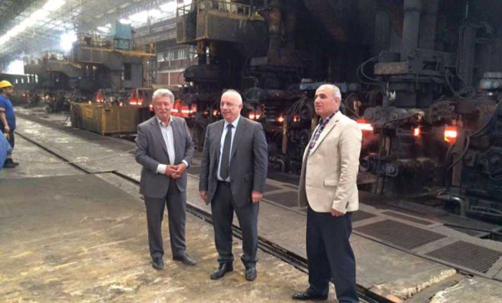 Kaymakam Kılıç `tan Kaptan Demir Çelik Fabrikası`na Ziyaret