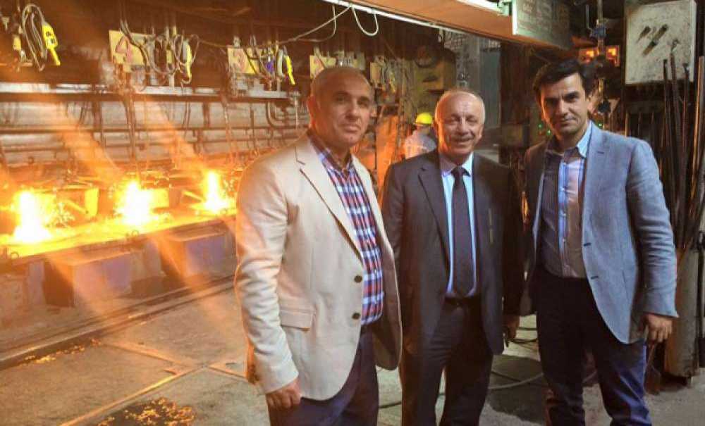 Kaymakam Kılıç `tan Kaptan Demir Çelik Fabrikası`na Ziyaret