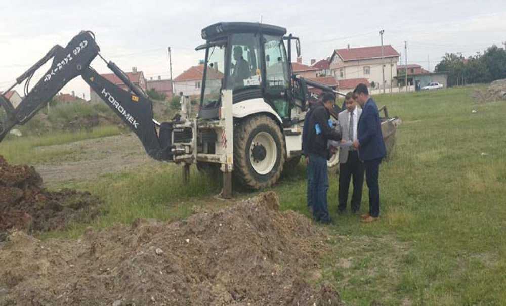 Ergene'ye Futbol Sahası Yapılıyor