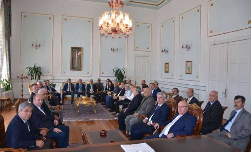 Çorlulu Oda Başkanlarından Vali Salihoğlu`na Ziyaret