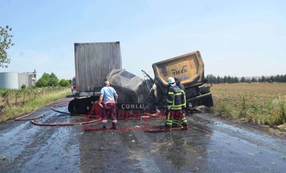 Çorlu'da Feci Kaza: 1 Ölü 1 Yaralı