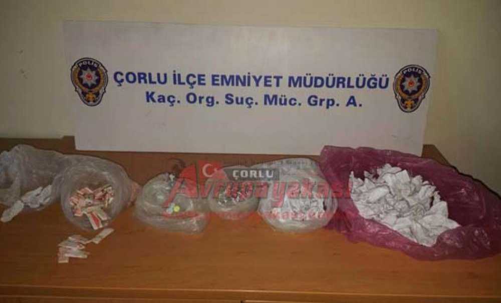 Çorlu Polisinden Kore Mahallesi'ne Uyuşturucu Baskını
