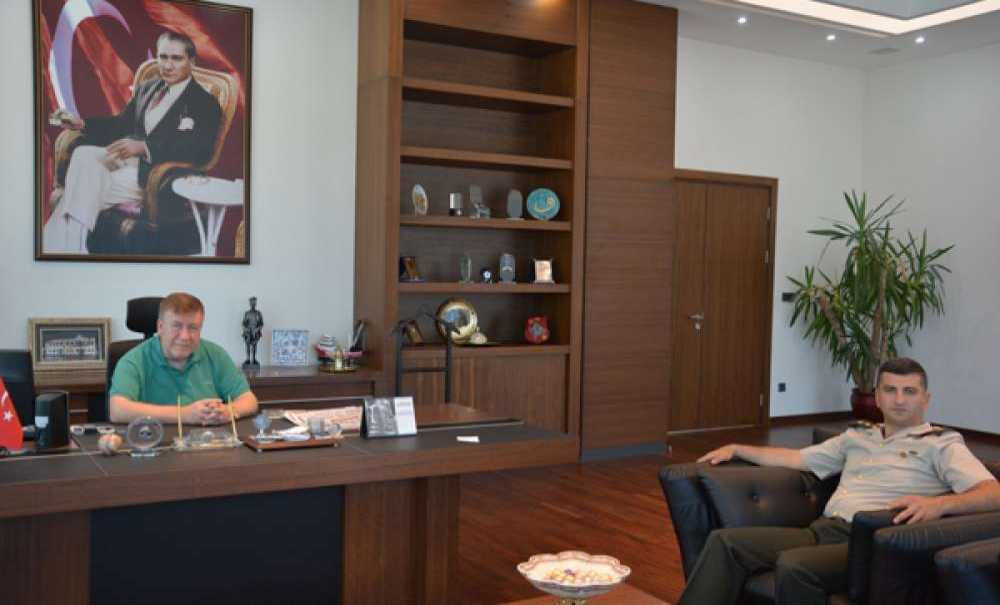 Çorlu İlçe Jandarma Komutanı Gürzsoy'dan Başkan Sülün'e Ziyaret