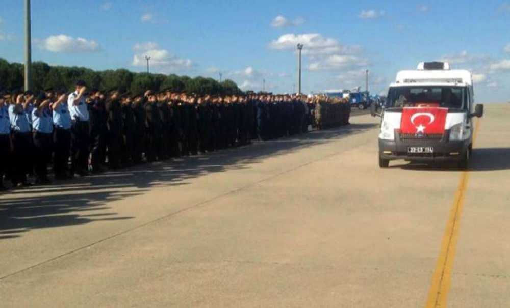 Şehit Polis Nefize Özsoy'un Cenazesi Çorlu'ya Getirildi