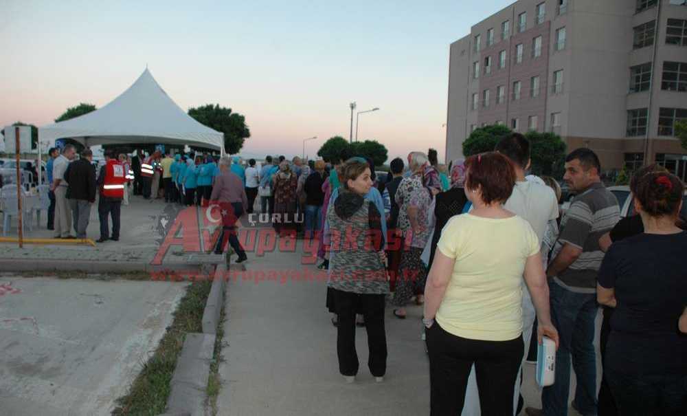 Kızılay Çorlu Devlet Hastanesi'nde İftar Düzenledi