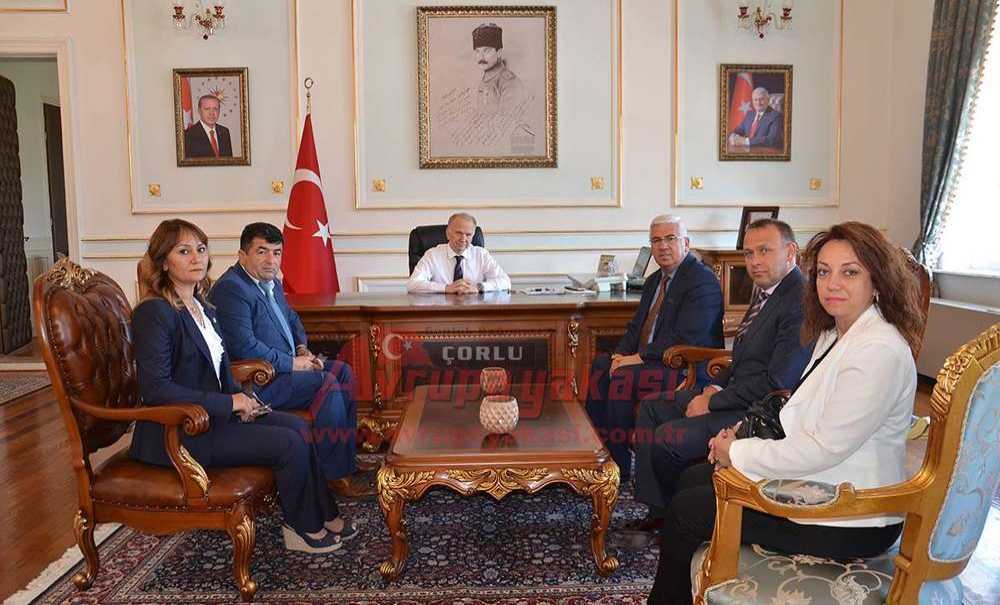 Ergene Belediye Başkanı Yüksel`den Vali Ceylan`a Hayırlı Olsun Ziyareti