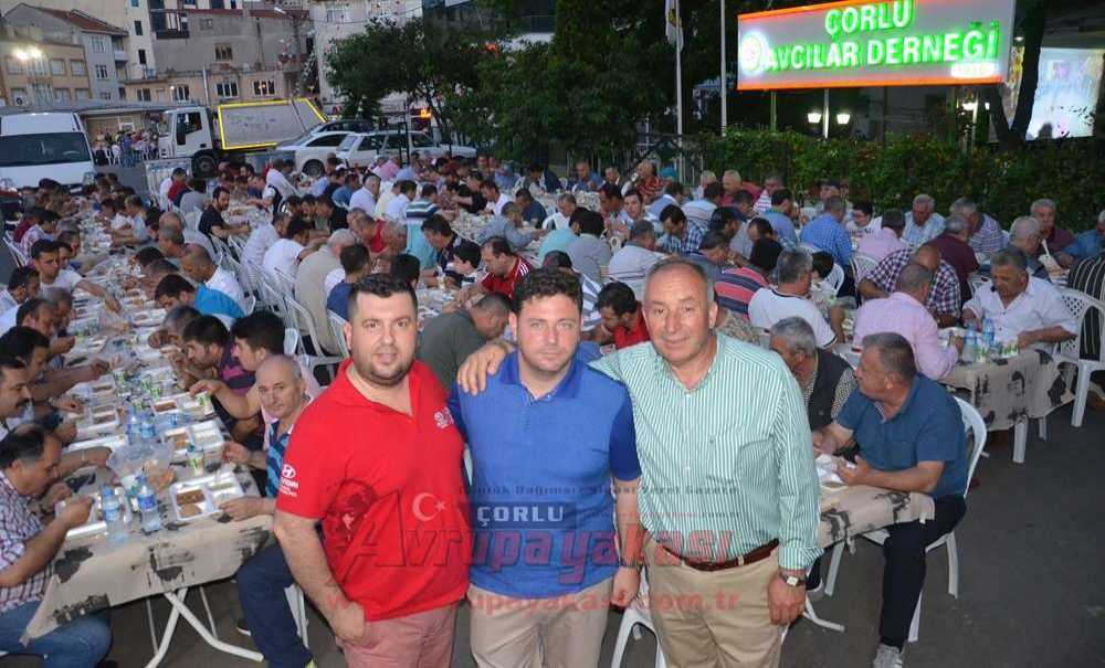 Çorlu Avcılar Derneği Üyeleri İftarda Buluştu