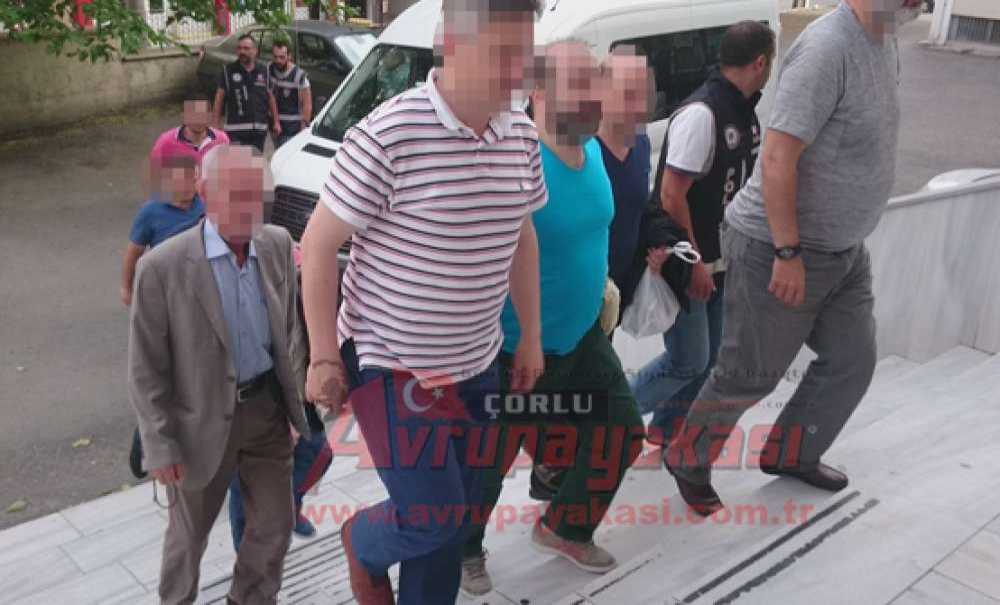 Paralel Yapı Operasyonunda Gözaltına Alınan Şüpheliler Çorlu Adliyesi'nde