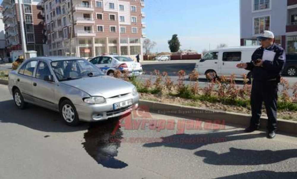 Çorlu'da Kaza: 1 Yaralı