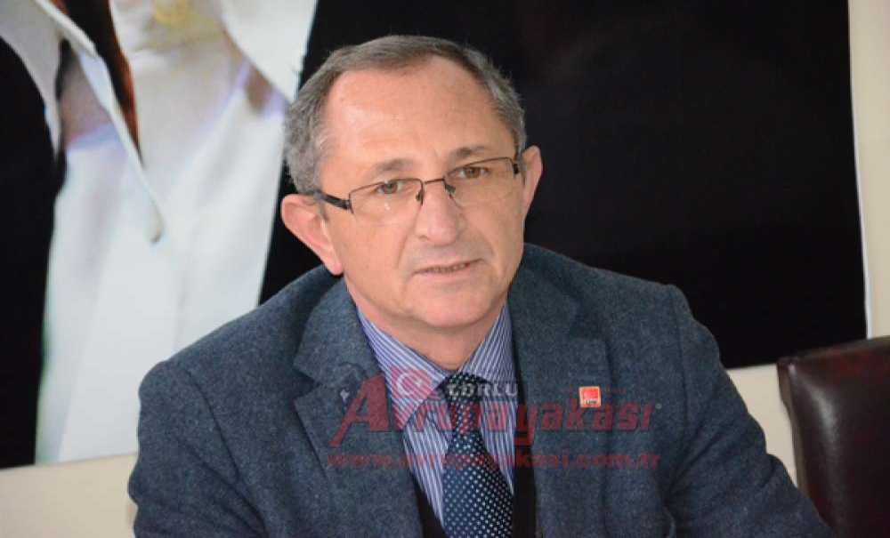 Chp Ergene İlçe Başkanlığı'ndan Ak Parti Ergene İlçe Başkanı Çalım'a Eleştiri “Kaymakamın Gölgesinde Siyaset Yapma”