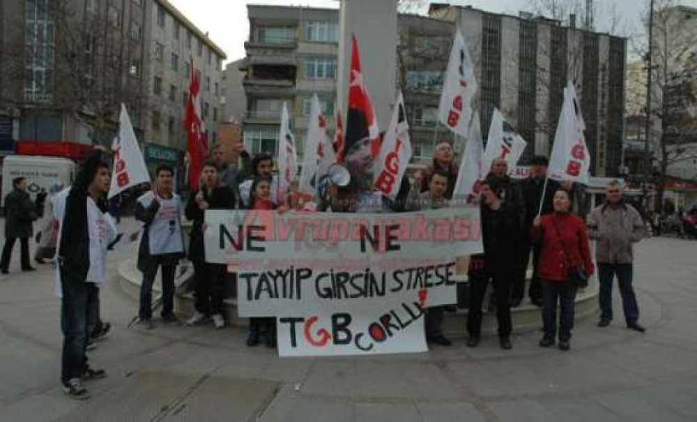 Tgb`li Gençlerden Ygs Protestosu