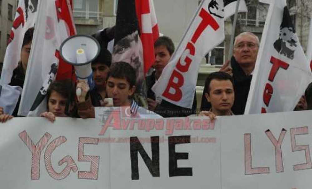 Tgb`li Gençlerden Ygs Protestosu