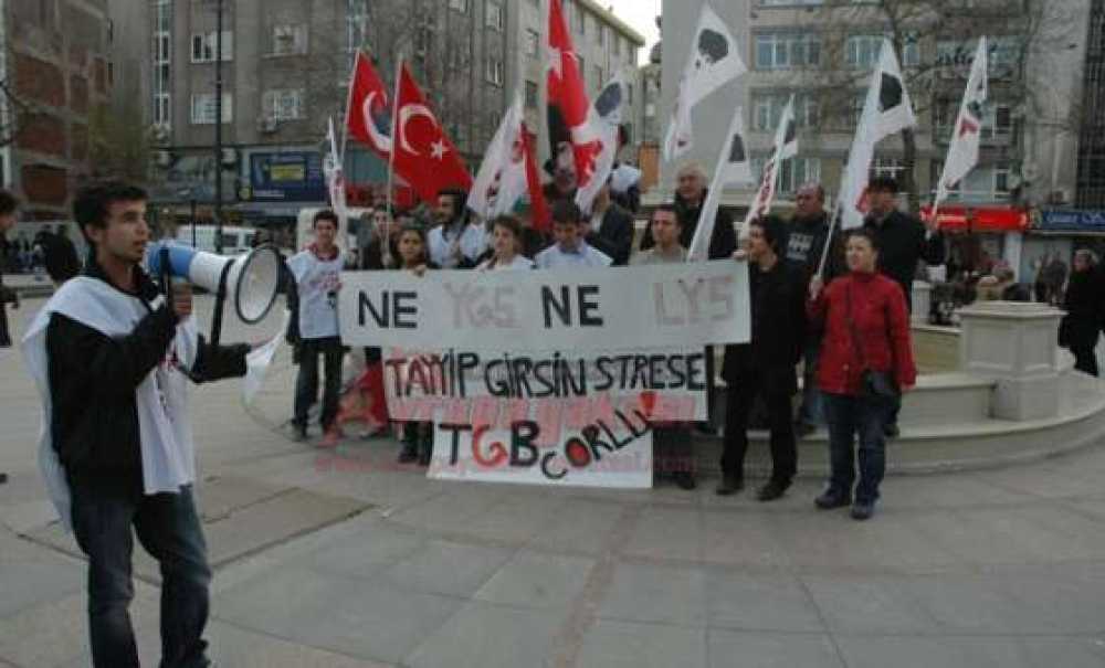 Tgb`li Gençlerden Ygs Protestosu