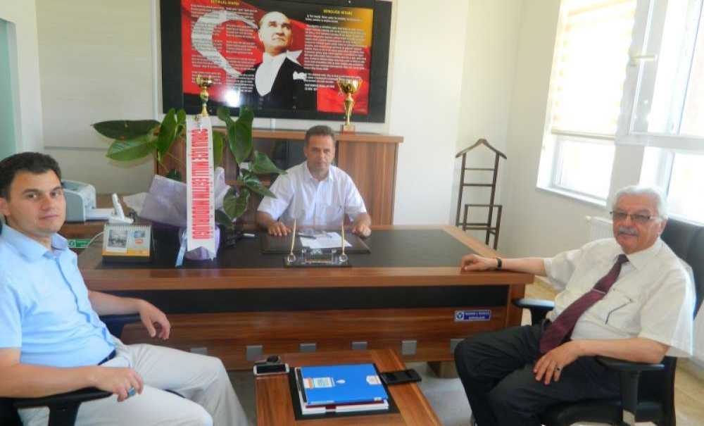 Çorlu Milli Eğitim Müdürü Güçlü'den Ergene Milli Eğitim Müdürü Kurban'a Ziyaret