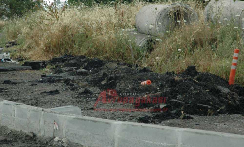 Çevre Yoluna Bağlantı Yolunun Asfaltı Söküldü