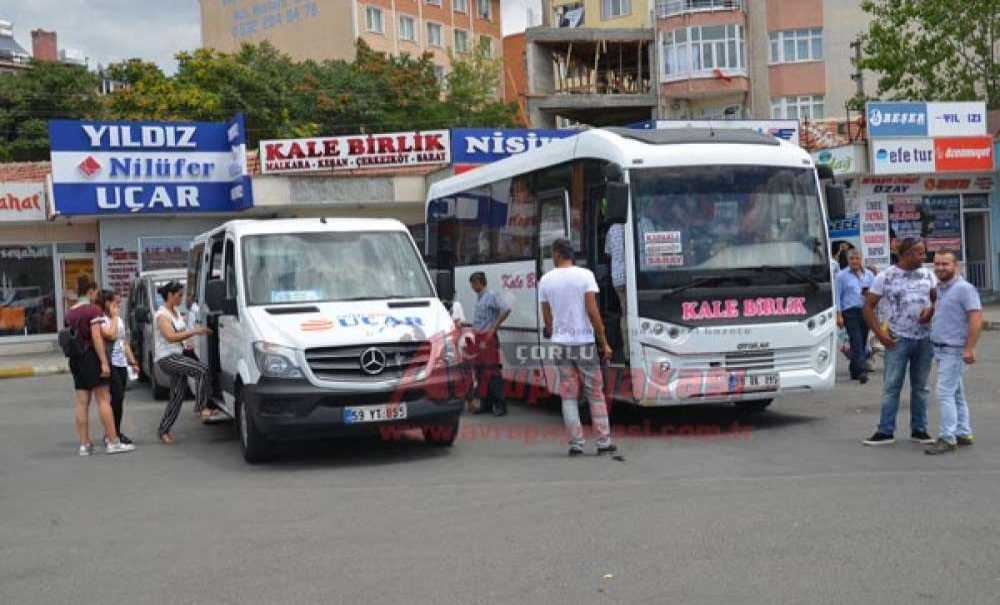 Çorlu Otogarı'nda Dönüş Yoğunluğu