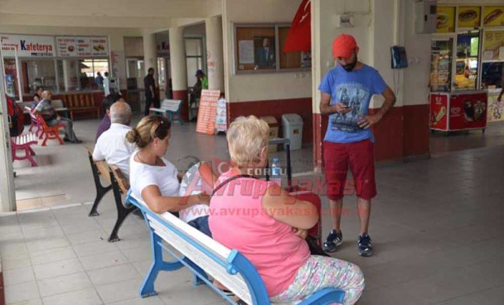 Çorlu Otogarı'nda Dönüş Yoğunluğu